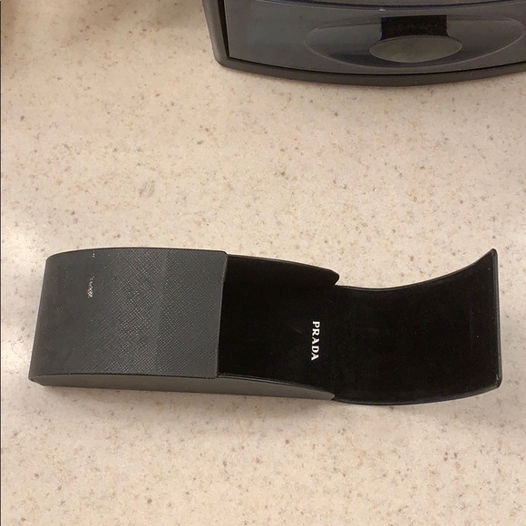 PRADA 100% Authentic Red Frame / Black, Grey Lense - Picture 3 of 11